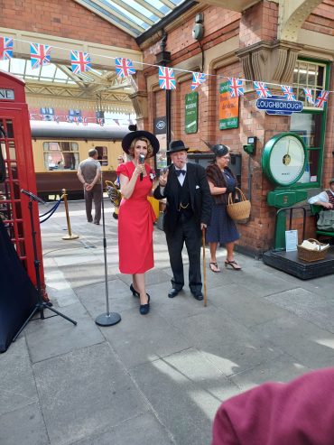 Jayne Darling Performing at Great Central Railway 1940s Weekend 2026